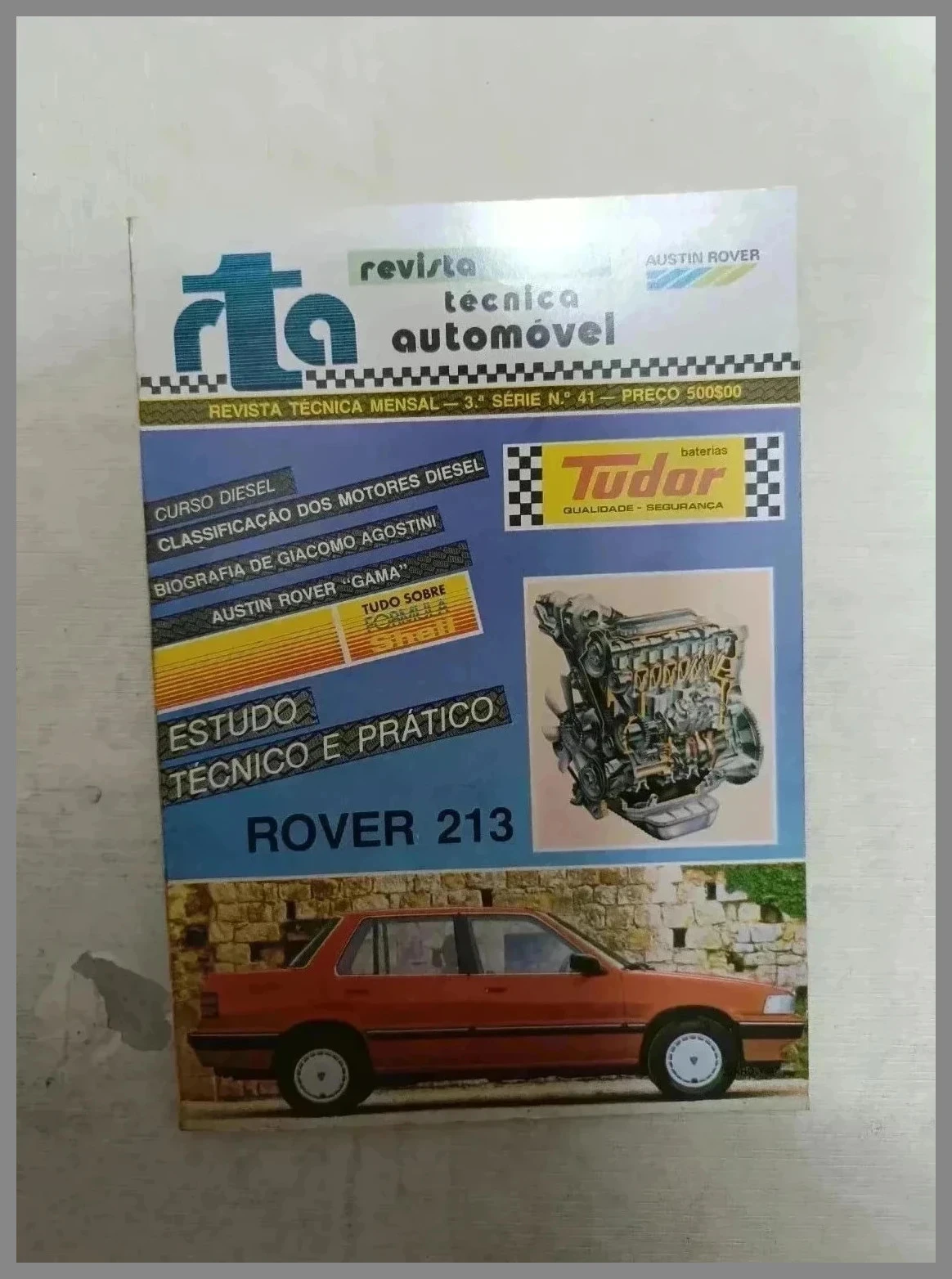 Revista técnica automóvel Rover 213